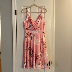 Pink Floral size M dress
